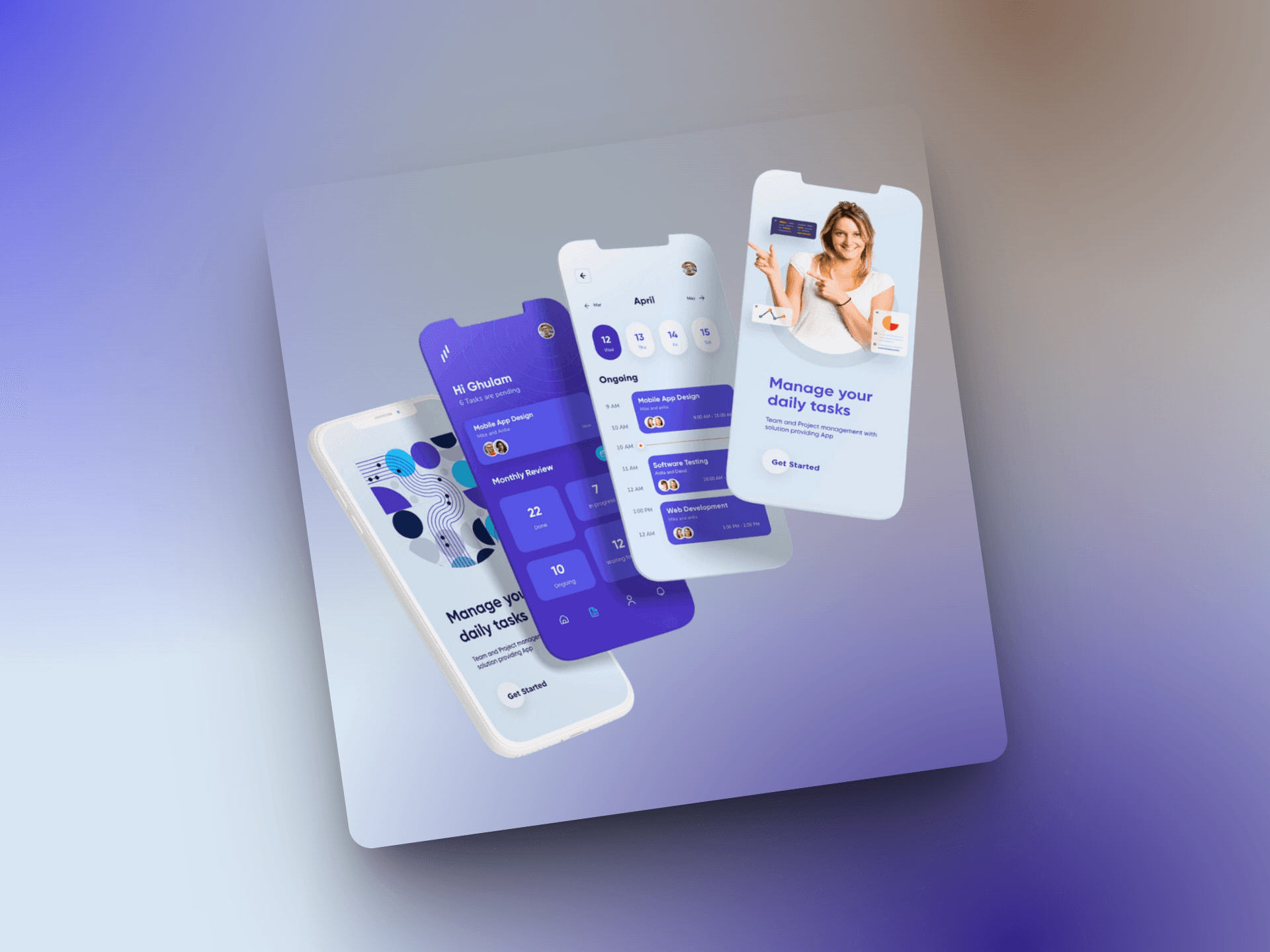 Daily Task Mobile App project screenshot