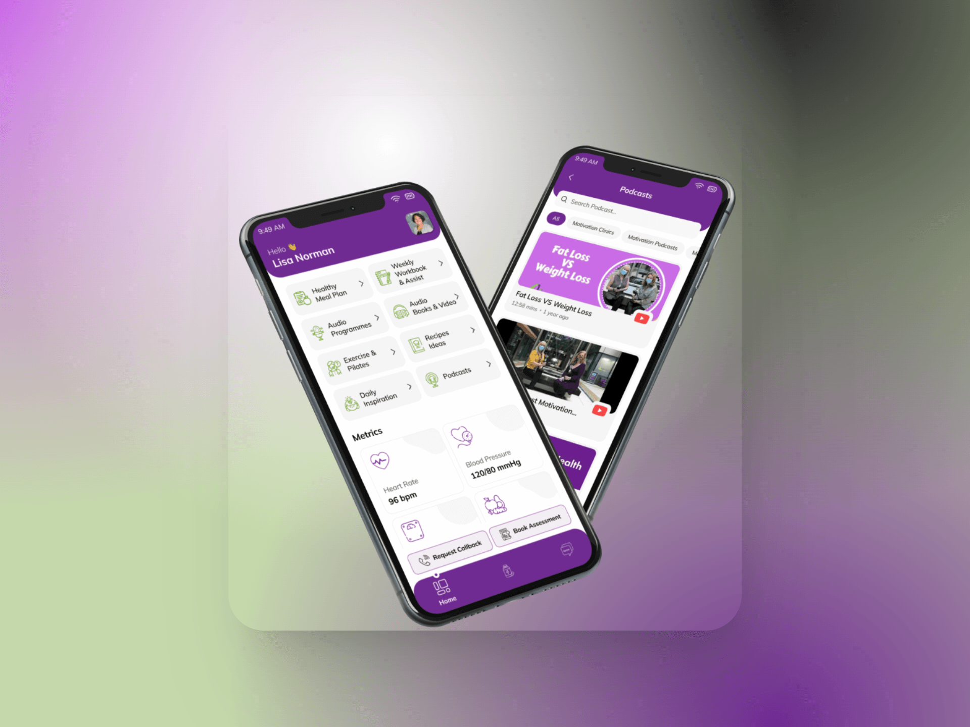 UK Fitness Mobile App project screenshot